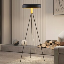 Lucande Filoreta lampa podłogowa czarna