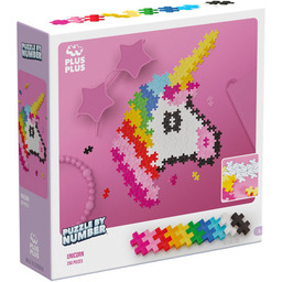 Plus Plus, Puzzle by number, Jednorożec, 250 elementów