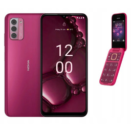 Zestaw Nokia G42 5G Dual Sim Różowy 6/128GB