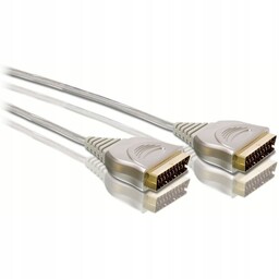 kabel Philips Scart (Euro) Scart (Euro) 24k złoto