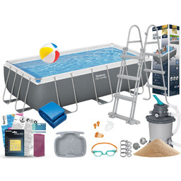 Basen Bestway 404x201x100 Ogrodowy Stelażowy 56442 14w1