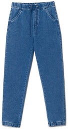 Cropp - Niebieskie jeansy jogger - Niebieski