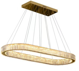 Lille - lampa wisząca nowoczesna 80cm 26W złoty