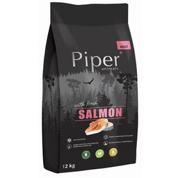 DOLINA NOTECI Piper Animals z łososiem 12kg