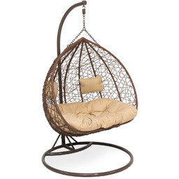 Fotel wiszący do ogrodu Rosario ze stelażem Garden