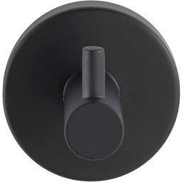 WENKO Wieszak ścienny Uno Bosio czarny matowy, wieszak