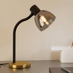 EGLO Lampa stołowa Macere, mosiężny / złoty, salon