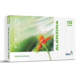 Alerzina 10 mg Lek przeciwalergiczny, 10 tabletek powlekanych
