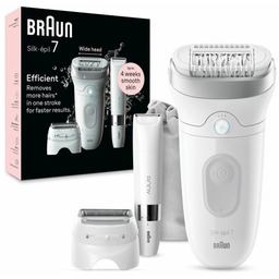 Braun Silk-épil 7 7-441 40 pęset(y) Srebrny, Biały