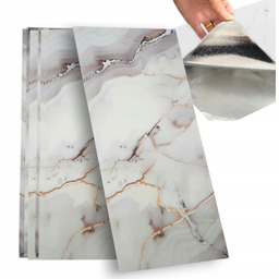 Panele Ścienne Samoprzylepne Tapeta Płytka Marmur Pvc 30X60CM