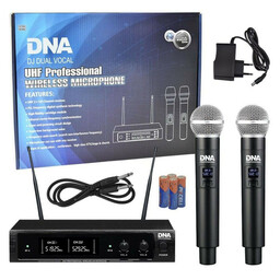 DNA DJ DUAL VOCAL - wokalowe mikrofony bezprzewodowe