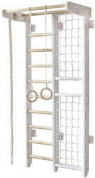 Ma?piszon Drabinka gimnastyczna drewniana biała Kombik Irelio