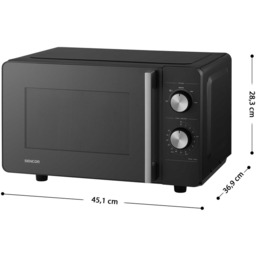 Kuchenka Mikrofalowa Mikrofalówka Beztalerzowa Sencor Timer Czarna 700W