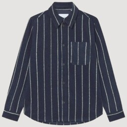 Lennon Wool Pinstripe Overshirt