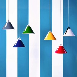 Deko-Light Lampa wisząca designerska Diversity, możliwość ściemniania, żółty