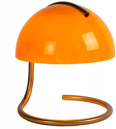 Lucide Pomarańczowa lampa stojąca Cato nowoczesna na komodę