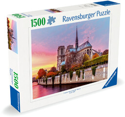 Puzzle 2D: Katedra Notre Dame 1500 elementów