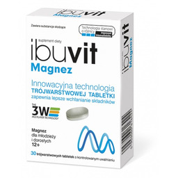 Ibuvit Magnez, 30 tabletek