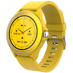Smartwatch Forever Colorum CW-300 Żółty IPS 1.22