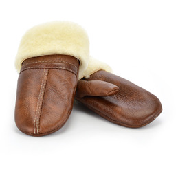 Ciepła damska rękawiczka z jednym palcem, kożuchowa Podhale