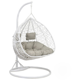 Fotel wiszący do ogrodu Rosario ze stelażem Garden