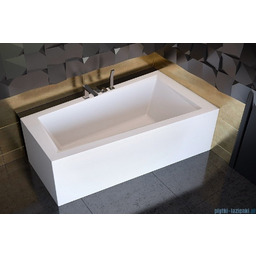 Besco Intima 150x85cm wanna asymetryczna prawa + obudowa