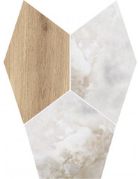 TUBĄDZIN ONICE BIANCO WOOD MAT MOZAIKA GRESOWA 280X310