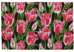 Wycieraczka kokosowa Pink tulips, 39 x 59 cm