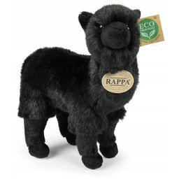 Maskotka Alpaka Lama Czarna - 23cm
