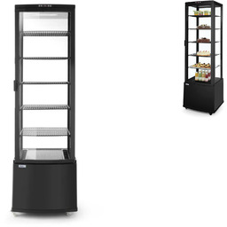 Witryna chłodnicza cukiernicza na kółkach 5 półek 280L