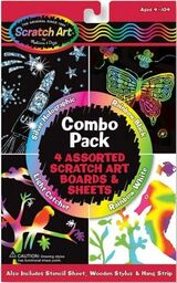 Zestaw zdrapek Scratch Art Combo Pack zeszyt