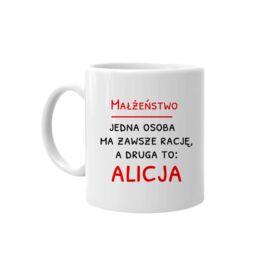 Małżeństwo - jedna osoba ma zawsze rację -