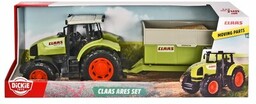DICKIE TOYS Traktor Farm Claas Ares z przyczepą