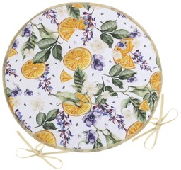 Bellatex Siedzisko DITA okrągłe gładkie Pomarańcz, 40 cm