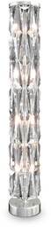PUNTES Lampa podłogowa chrom H126.5cm fi20cm 60W E14