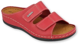 Inblu - Obuwie buty damskie klapki skórzane -
