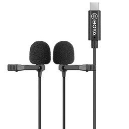 Boya BY-M3D - mikrofon krawatowy ze złączem USB-C,