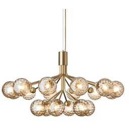 Nuura Aps - Apiales 18 Chandelier Brushed Brass/Optic