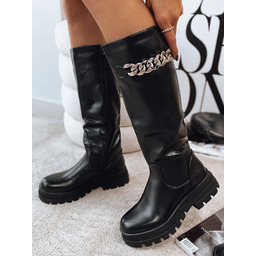 Kozaki damskie JOLIA czarne Dstreet ZY0430-40