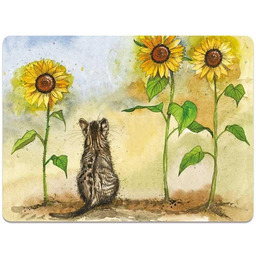 Podkładka pod talerz MT55 Kot i słoneczniki