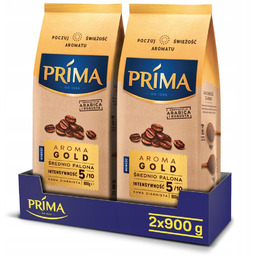 Kawa ziarnista Prima Aroma Gold 2x 900g