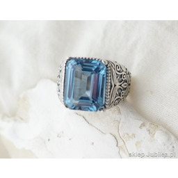 GENTLEMAN naturalny turmalin 11.20ct srebrny sygn