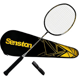 Senston Rakieta do badmintona 100% pełna węgla lekka