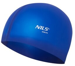 CZEPEK SILIKONOWY NILS AQUA NQC JEDNOKOLOROWY BL04 CIEMNONIEBIESKI