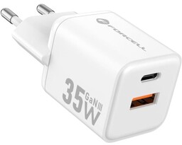 Forcell Ładowarka sieciowa GaN USB-C PD, USB-A QC
