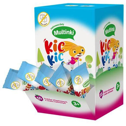Multinki Kic Kic lizak witaminowy o smaku malinowym,