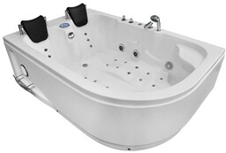 Wanna z hydromasażem dwuosobowa Turbo 180x120 cm MO-1631