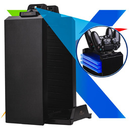 Stacja Dokująca Ps4 Ładowarka Pad Froggiex+Stojak