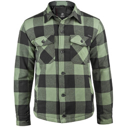 kurtka/koszula LUMBERJACKET black/olive-M