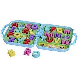 Peppa Pig Peppas pudełko na litery, puzzle alfabetu,